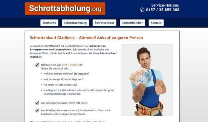 image 1 354 696x409 - Schrottankauf in Gladbeck: Team von Schrottabholung.org bringt dem Kunden eine schnelle Antwort